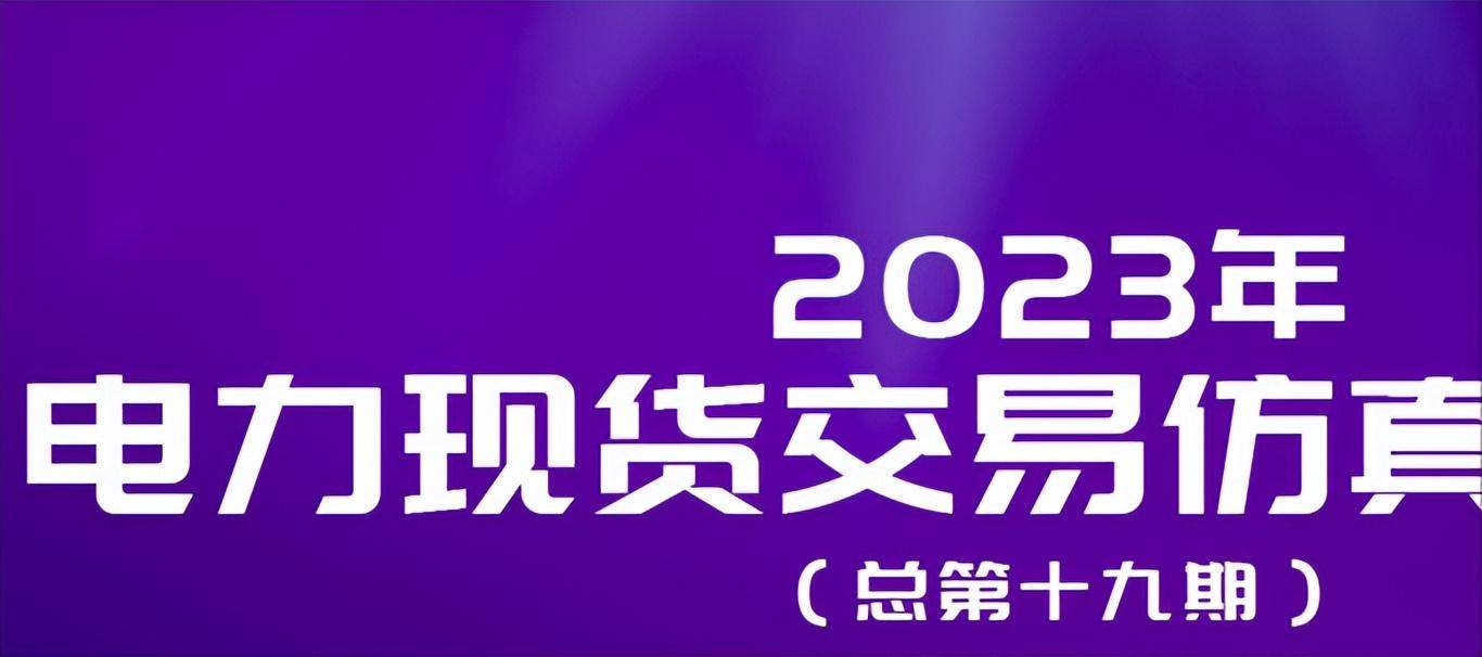 电力现货交易培训营报名中-2023带<strong></p>
<p>现货人民币交易</strong>你学习电力现货交易仿真~