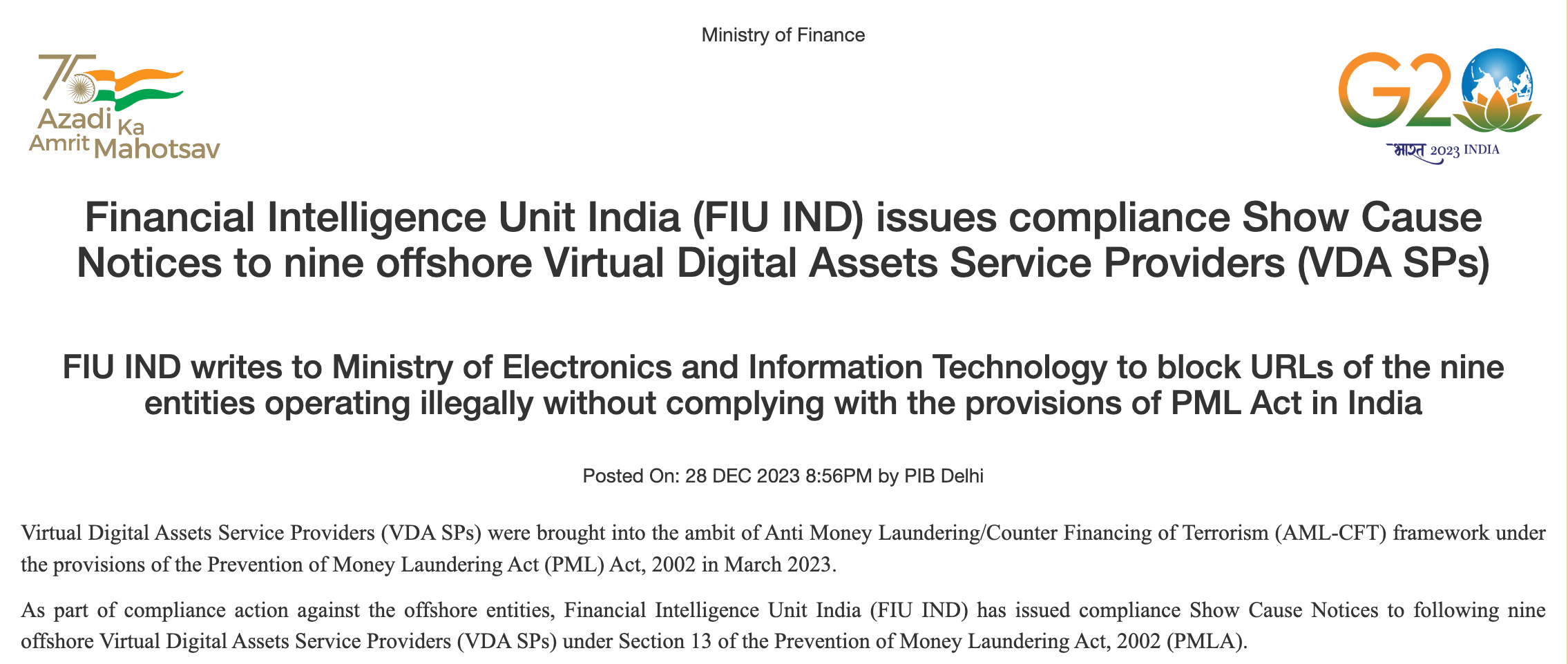 印度:币安等9家虚拟数字资产服务提供商非法经营<strong></p>
<p>虚拟格林币</strong>,将屏蔽其网址