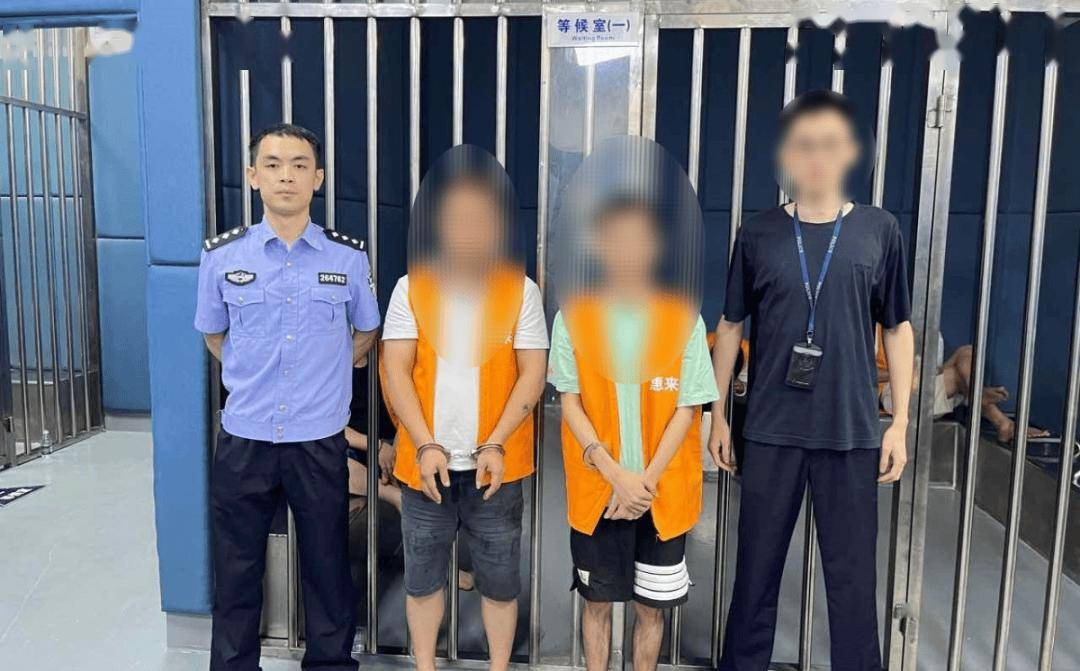 在隆江镇抓获吴某凯、吴某松、张某明、张某杰、林某水...