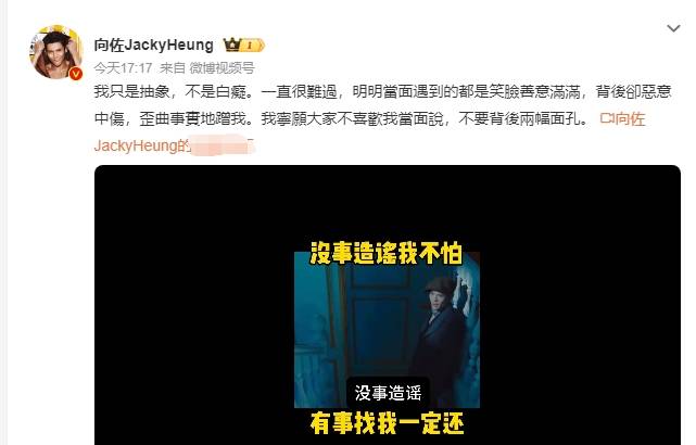 向佐再发文回应扇巴掌事件：<strong></p>
<p>虚拟币CG</strong>我只是抽象不是白痴