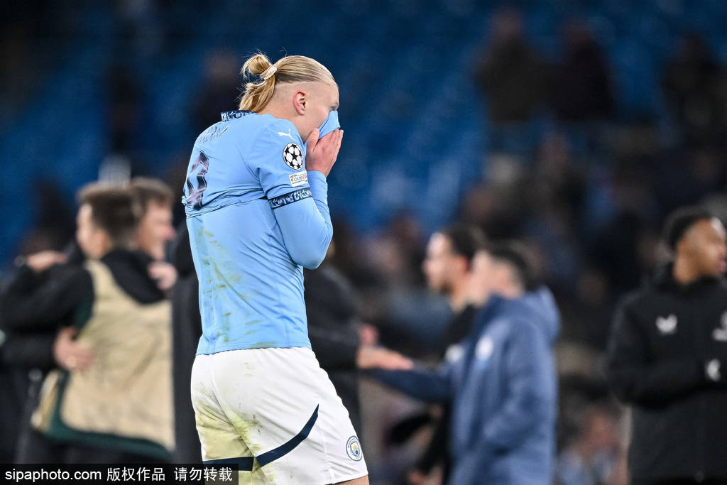 欧冠-哈兰德双响京多安破门 曼城连丢3球3-3遭绝平