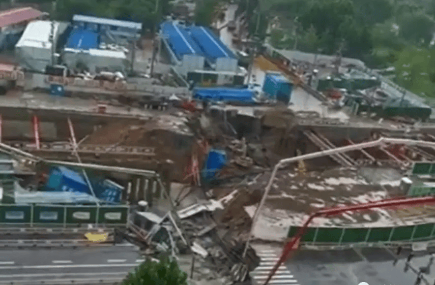 深圳一施工现场发生坍塌<strong></p>
<p>虚拟币会</strong>，13名作业人员失联