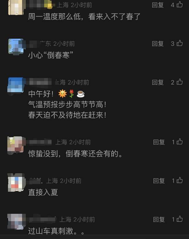 上海人<strong></p>
<p>虚拟分币</strong>，再坚持两天就能脱棉袄了！最高直冲23℃！能顺利入春吗？