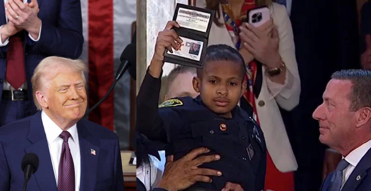 特朗普国会演讲<strong></p>
<p>虚拟币 狗币</strong>,任命13岁脑癌患者为特勤局特工,民主党人沉默举牌:你削减了癌症研究