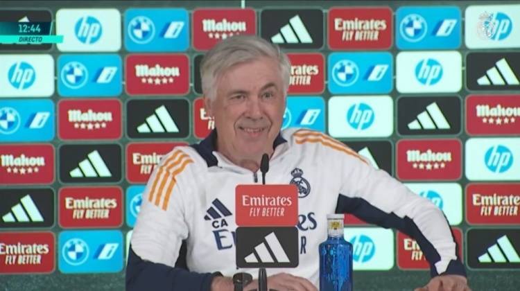 安切洛蒂:巴萨看似更强 但将皇马描绘成决赛中的弱势方略显夸张