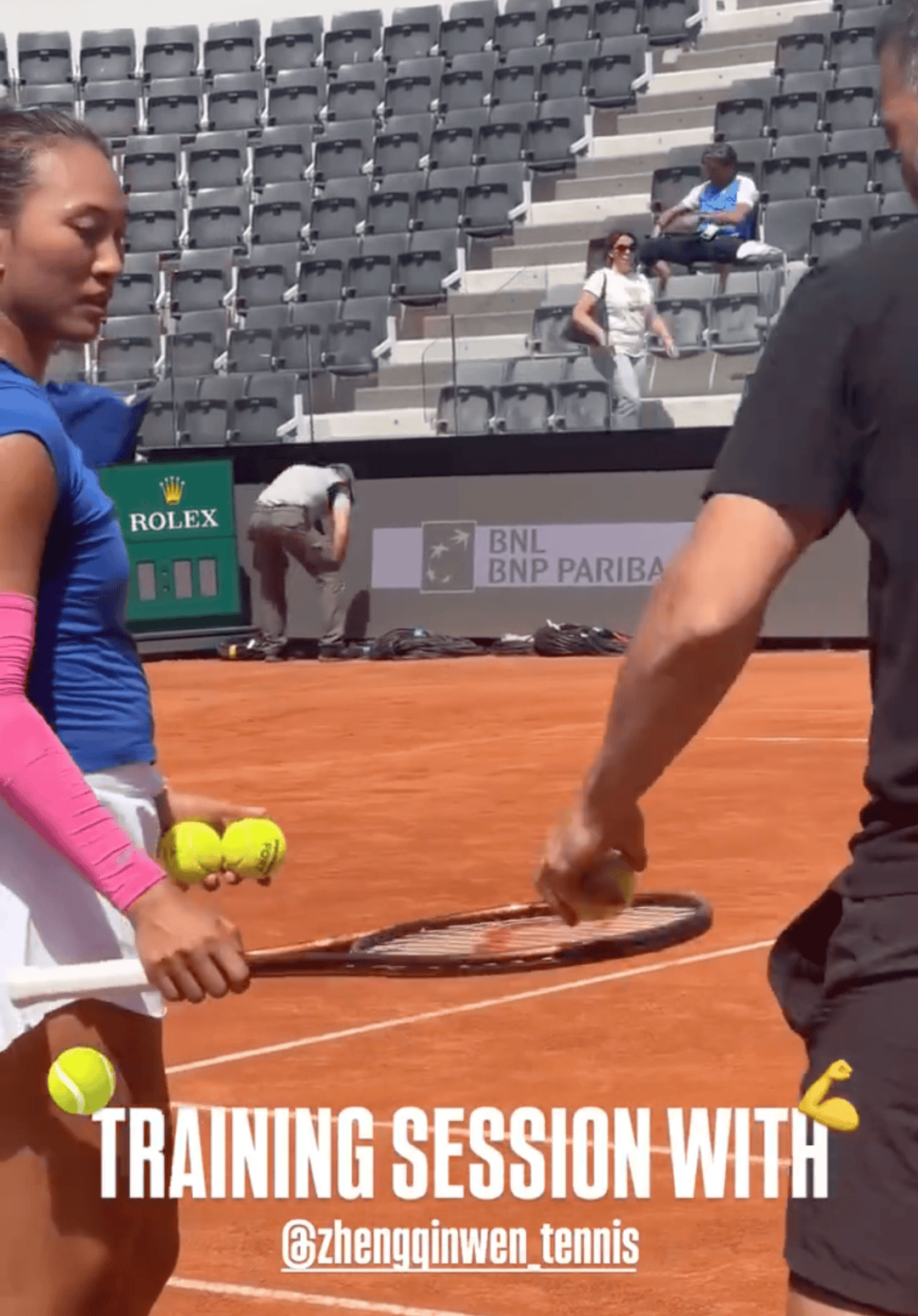 郑钦文抵达罗马<strong></p>
<p>虚拟币app</strong>，备战WTA1000红土重要一战