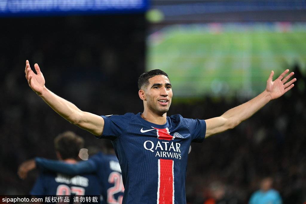 欧冠-阿什拉夫破门 巴黎双杀阿森纳总分3-1晋级决赛