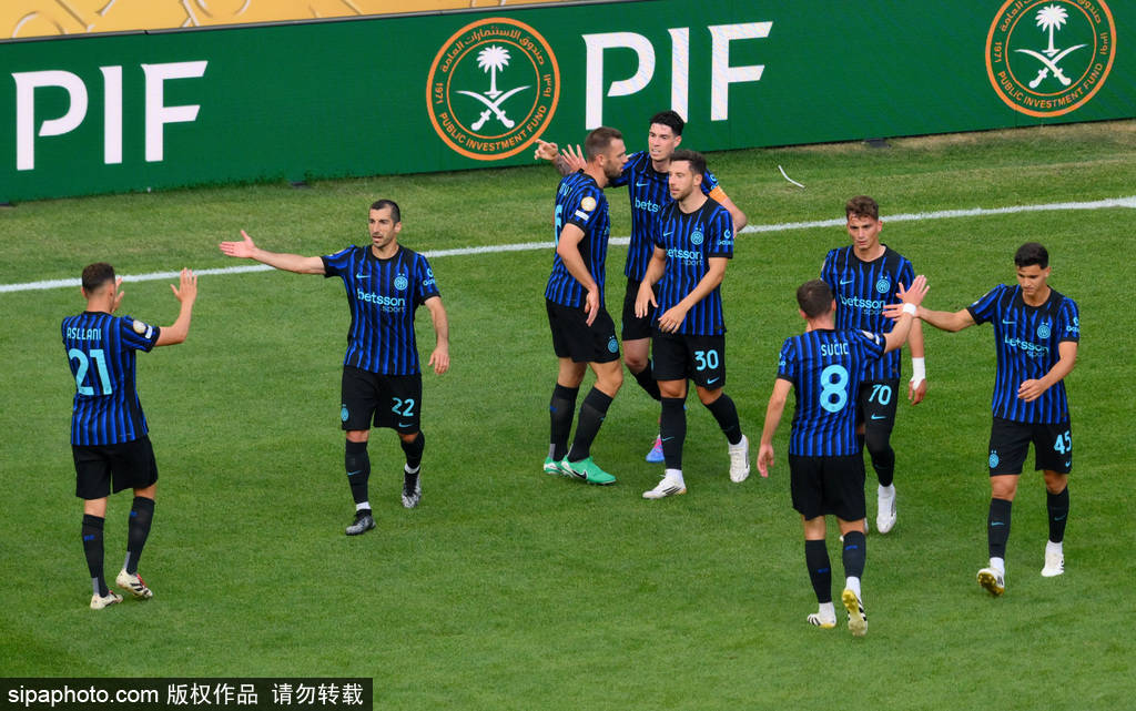 世俱杯-国米2-0九人河床 以小组头名晋级将战弗鲁米嫩塞