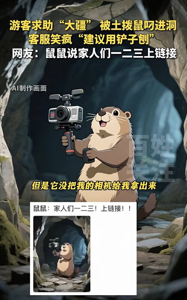 四川一游客求助“大疆”客服称设备被土拨鼠叼进洞<strong></p>
<p>知乎虚拟币</strong>！客服笑疯“建议用铲子刨”