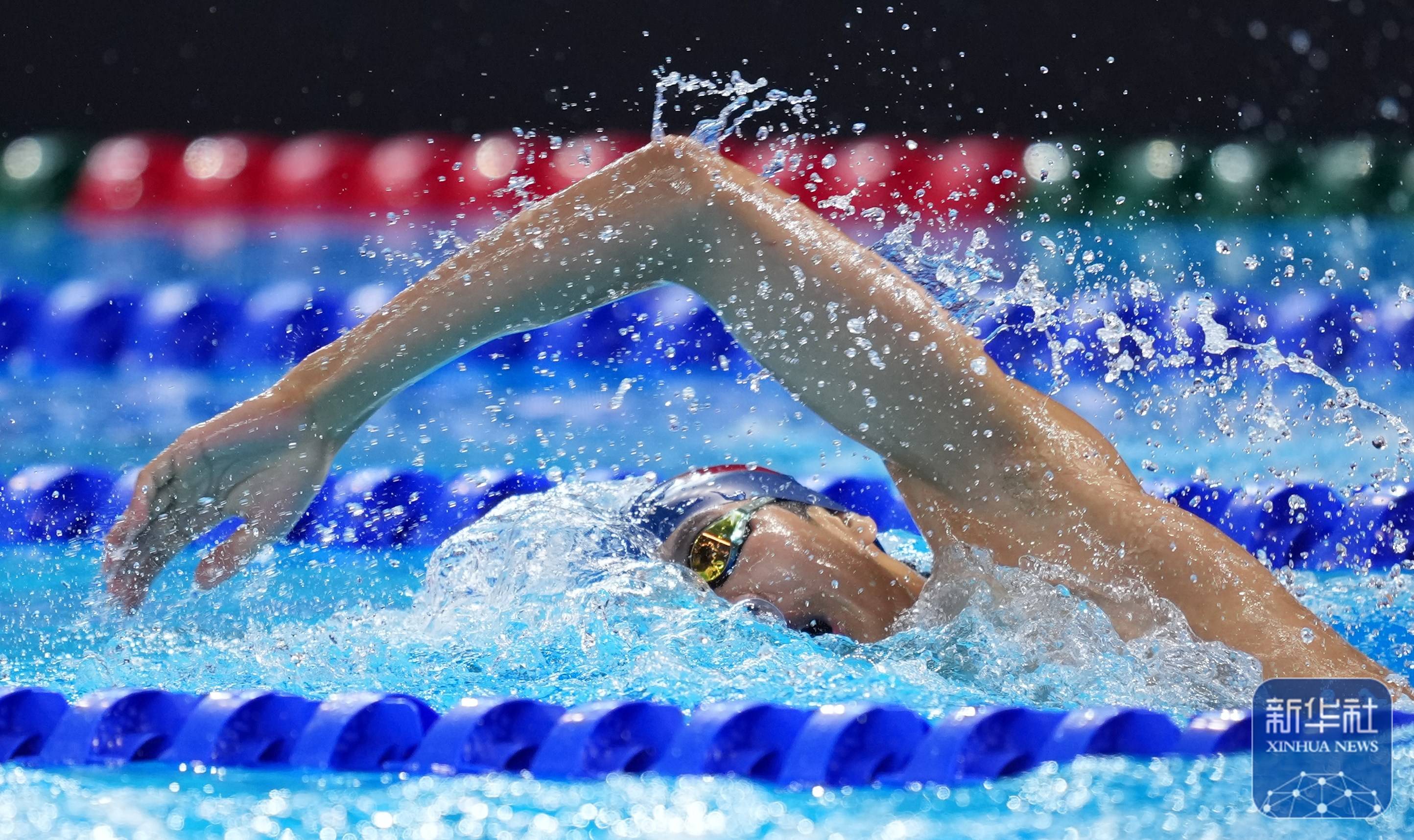 游泳世锦赛丨德国选手夺男子400米自由泳冠军 中国选手张展硕获第五名