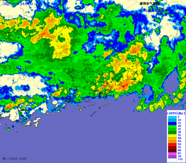 深圳本轮强降雨“三超三破”<strong></p>
<p>电线</strong>，预计6日下午开始减弱