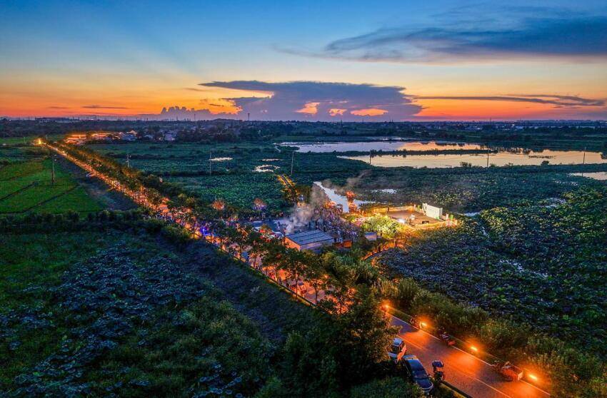 安徽庐江:乡村音乐会 艺术进景区