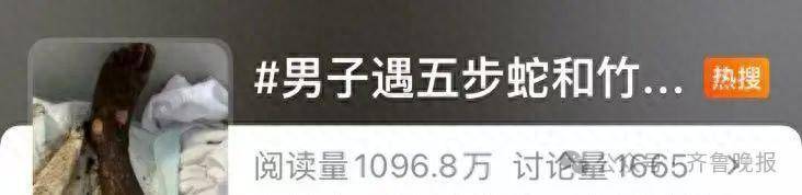 安徽宣城一男子走路玩手机<strong></p>
<p>上海莱士股票</strong>,一脚踩中打架的竹叶青和五步蛇,被俩毒蛇咬3口!医院:暂无生命危险,正在治疗