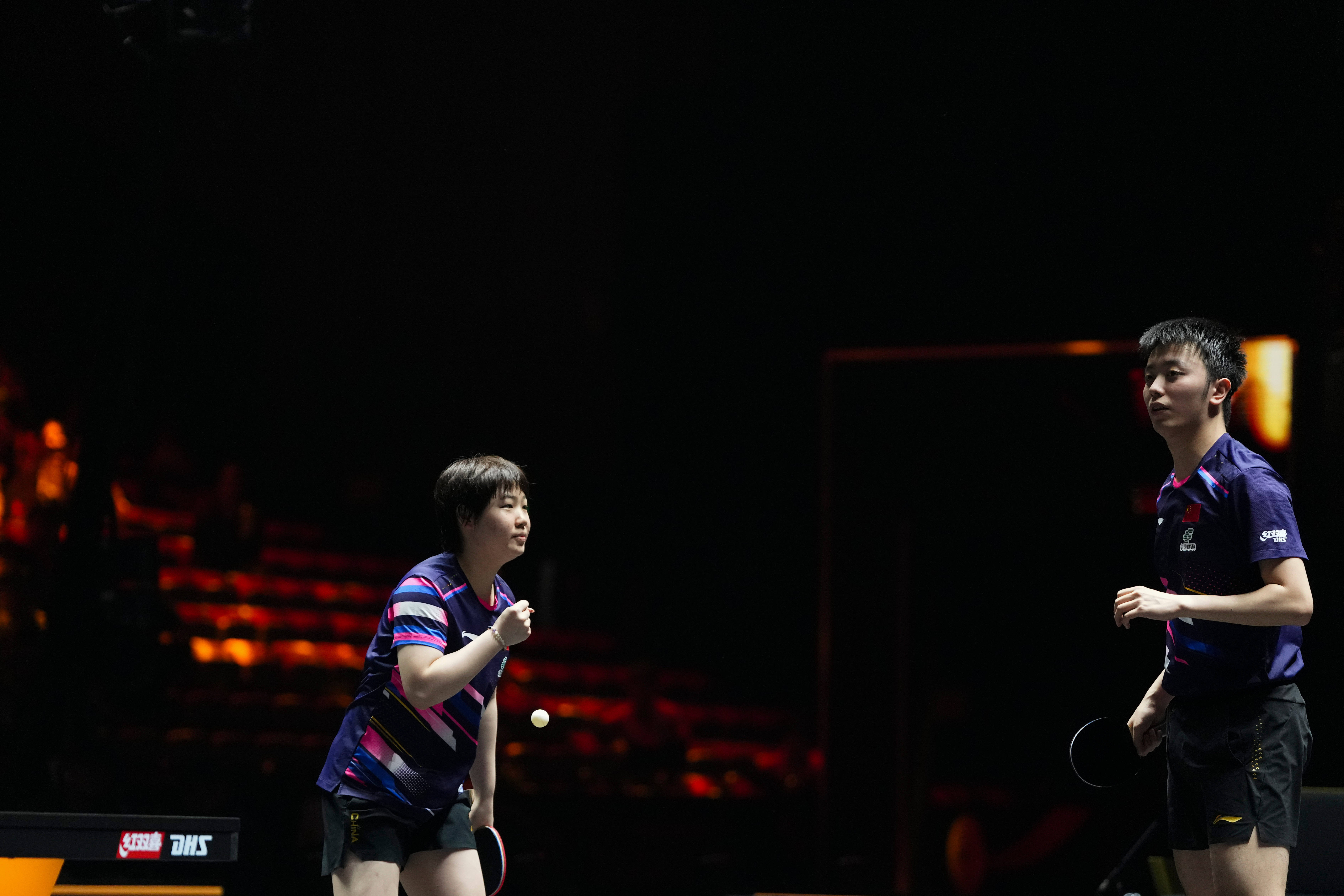 （体育）乒乓球——WTT中国大满贯赛：陈垣宇/蒯曼晋级混双八强