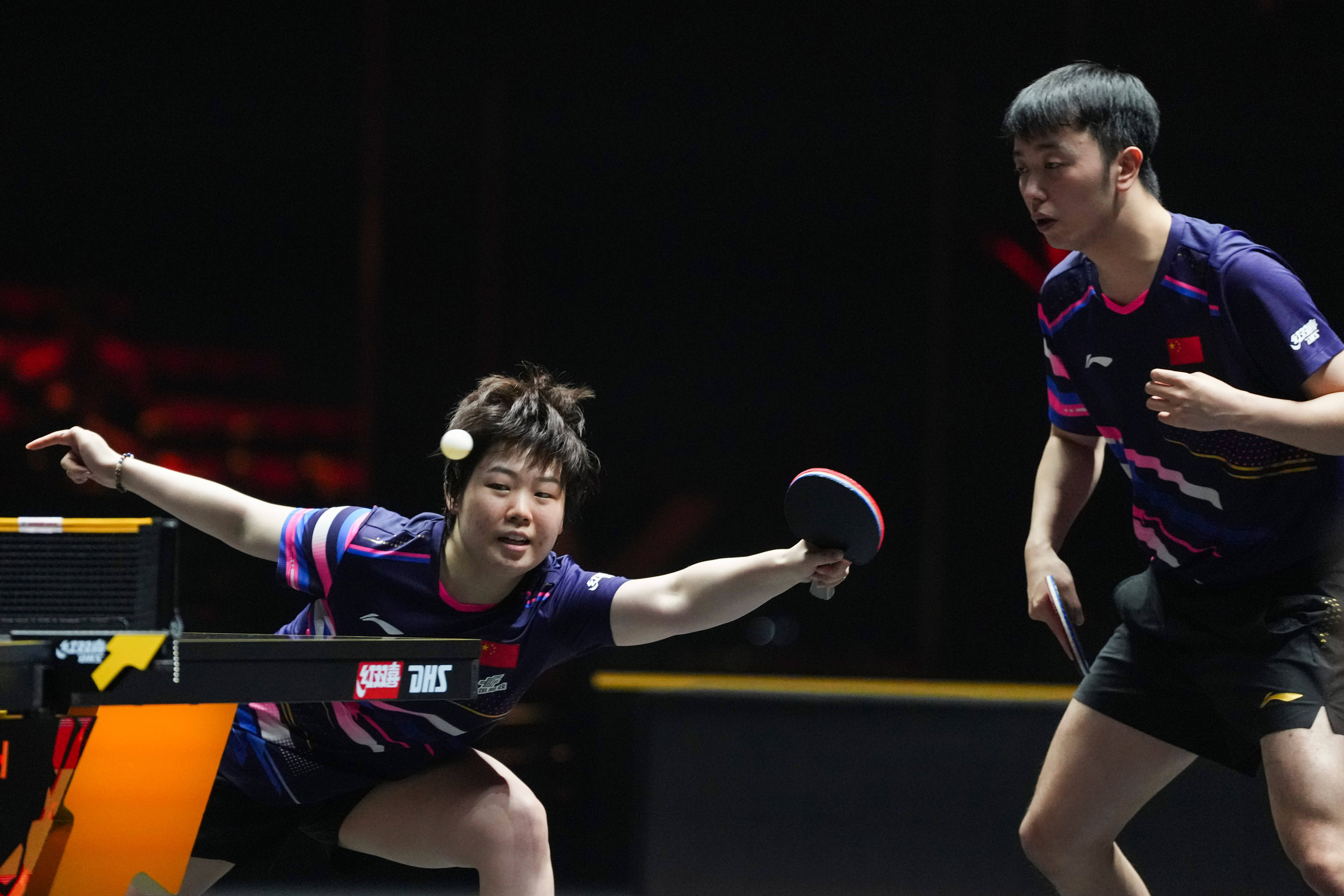 （体育）乒乓球——WTT中国大满贯赛：陈垣宇/蒯曼晋级混双八强