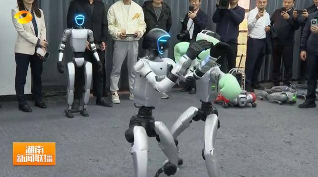 湖南省省长、浙江省省长<strong></p>
<p>久其软件股票</strong>,一同观看机器人表演