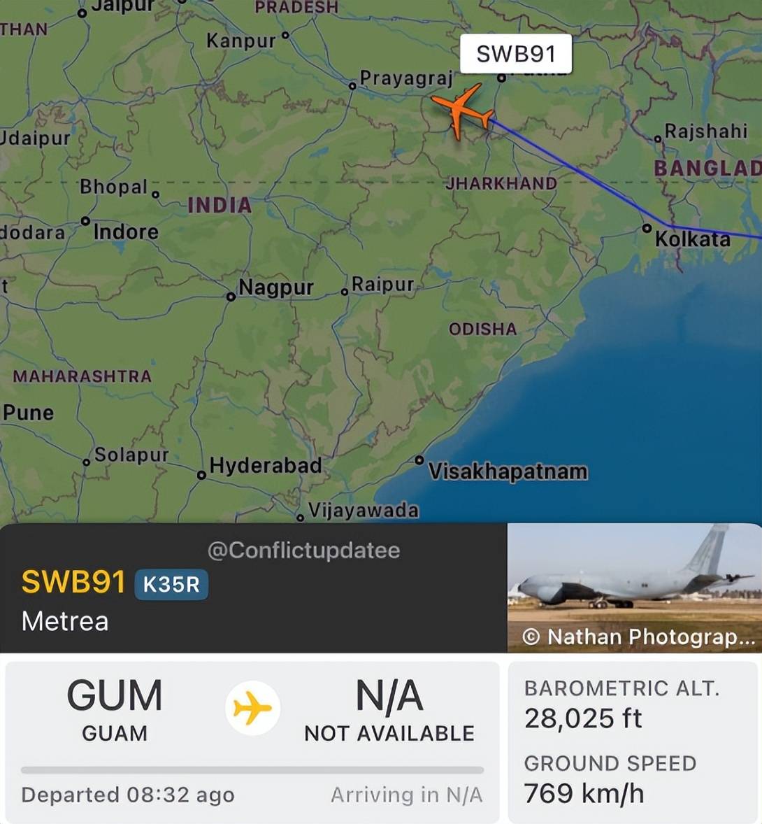 印度光辉坠机<strong></p>
<p>长虹股票</strong>,美印爆发吵架,破口大骂发动机后,美军献上加油机